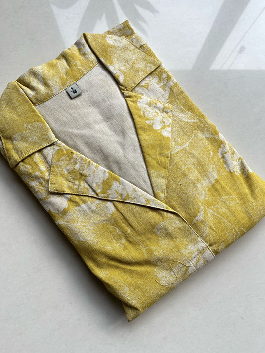 Yellow Collared Maxi