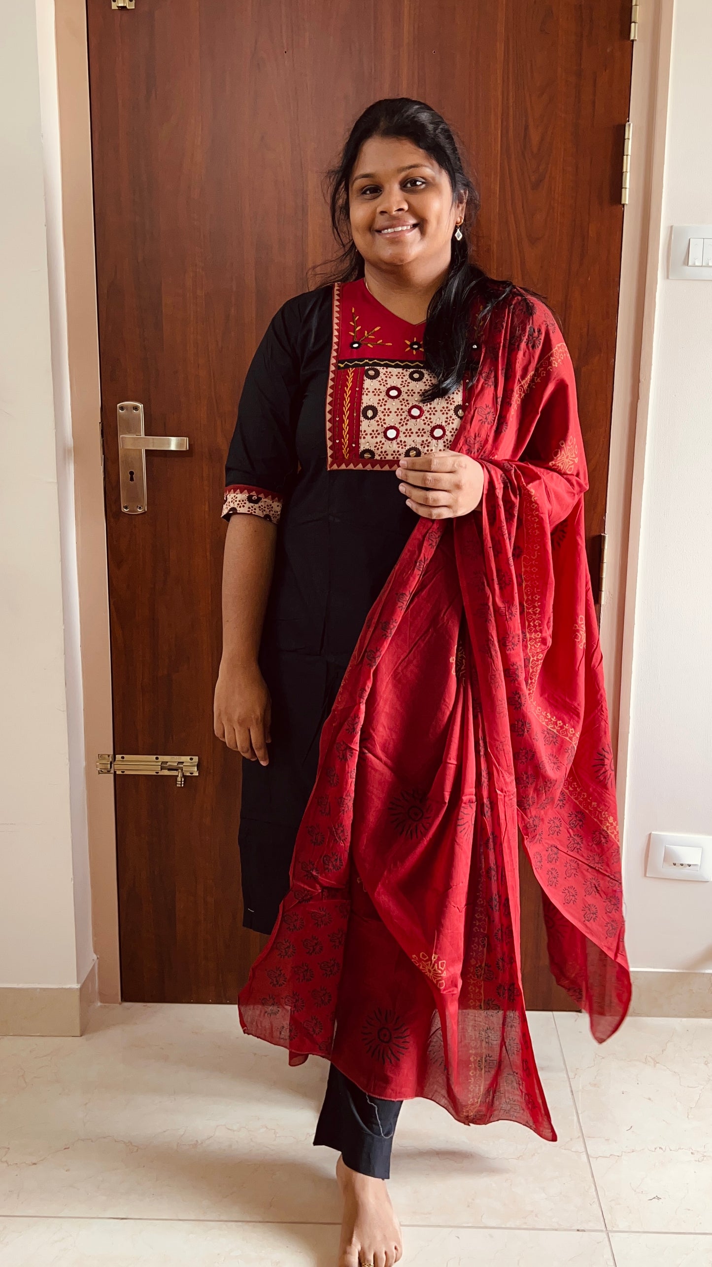 Black Handloom Cotton Salwar