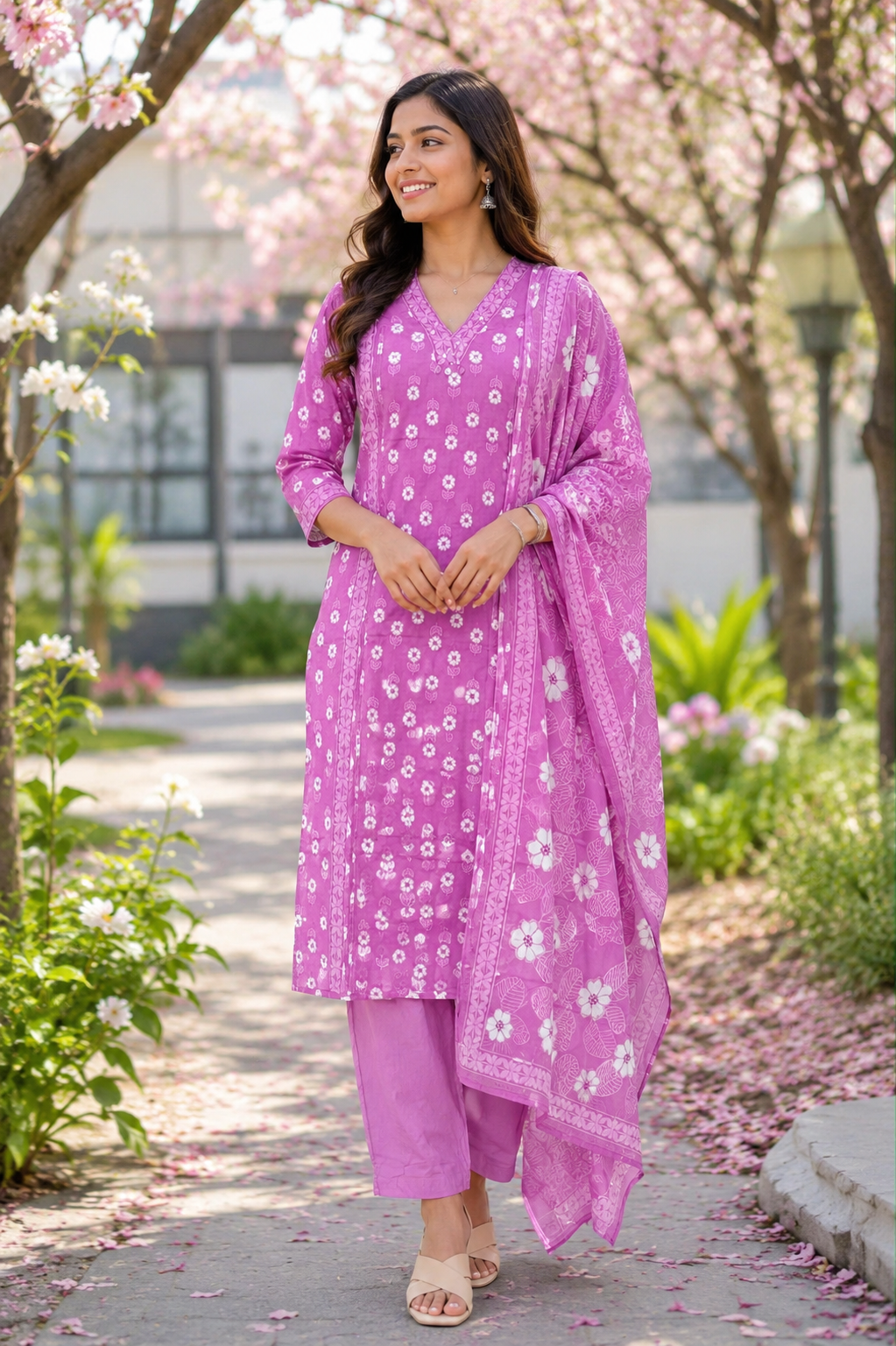 Lavender Bloom Salwar