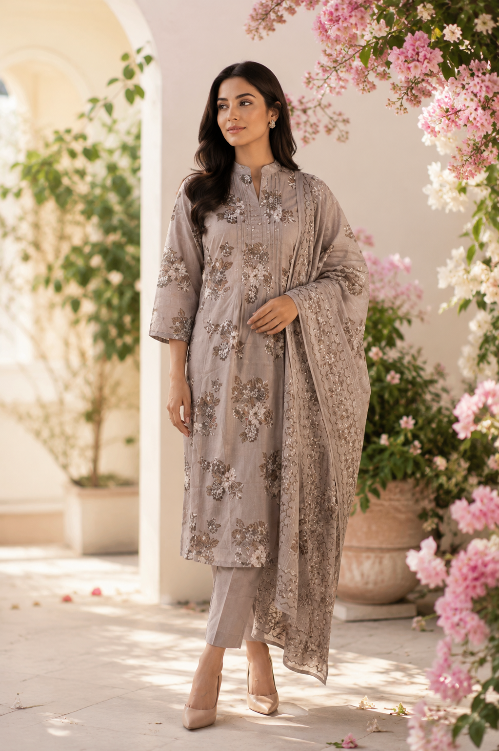Misty Blossom Cotton Salwar