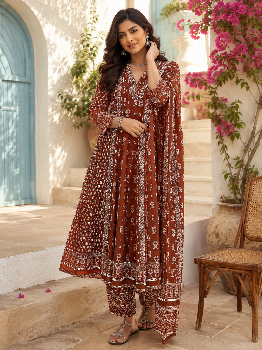Rustica Veena Anarkali Salwar