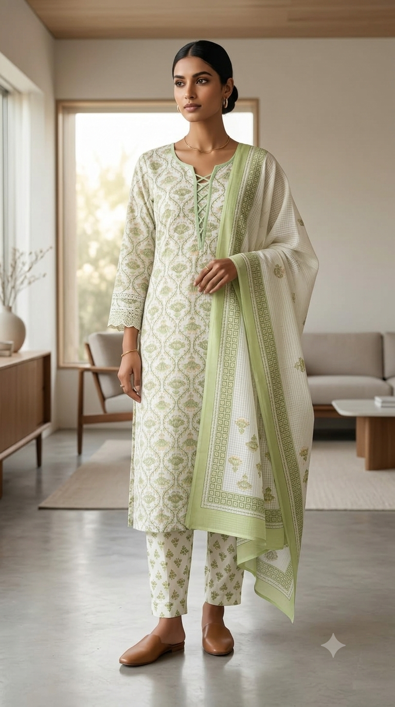 Sage Serenity Salwar