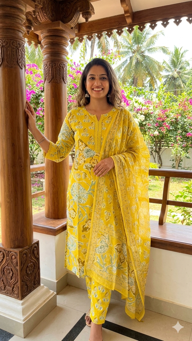 Sunlit Bloom Salwar