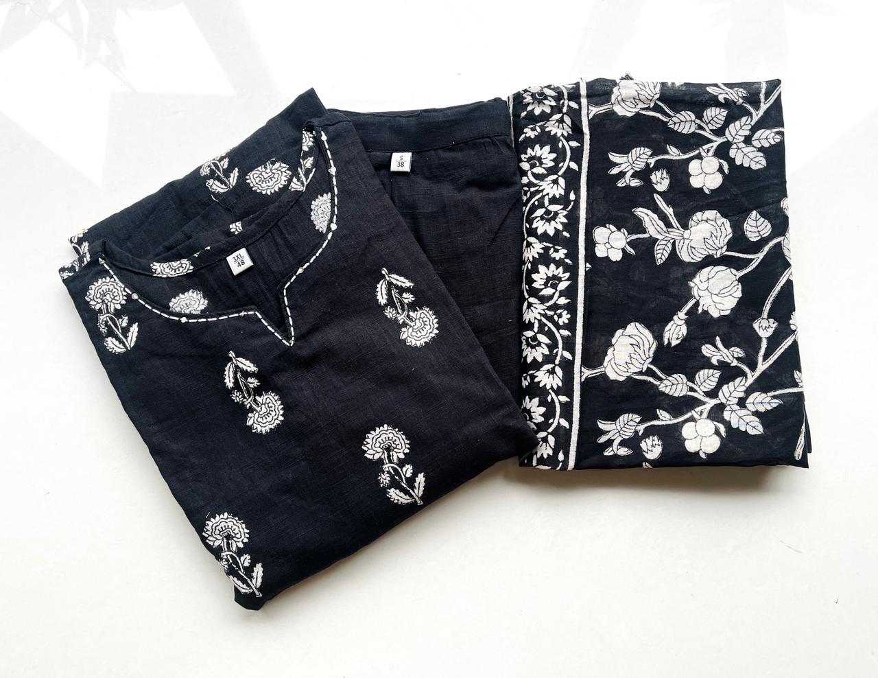 Black Mul Cotton Salwar