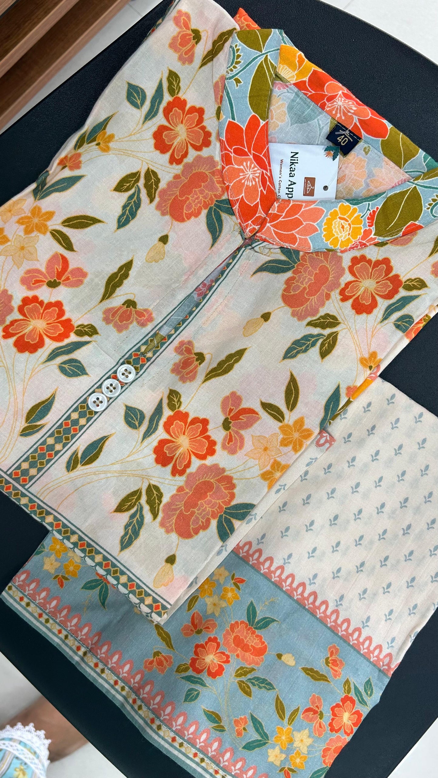 Beige Floral Coords