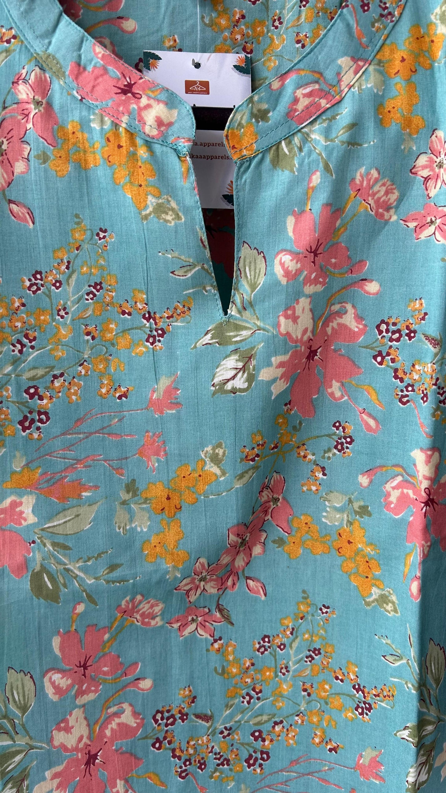 Lite Blue Cotton Kurta Pant