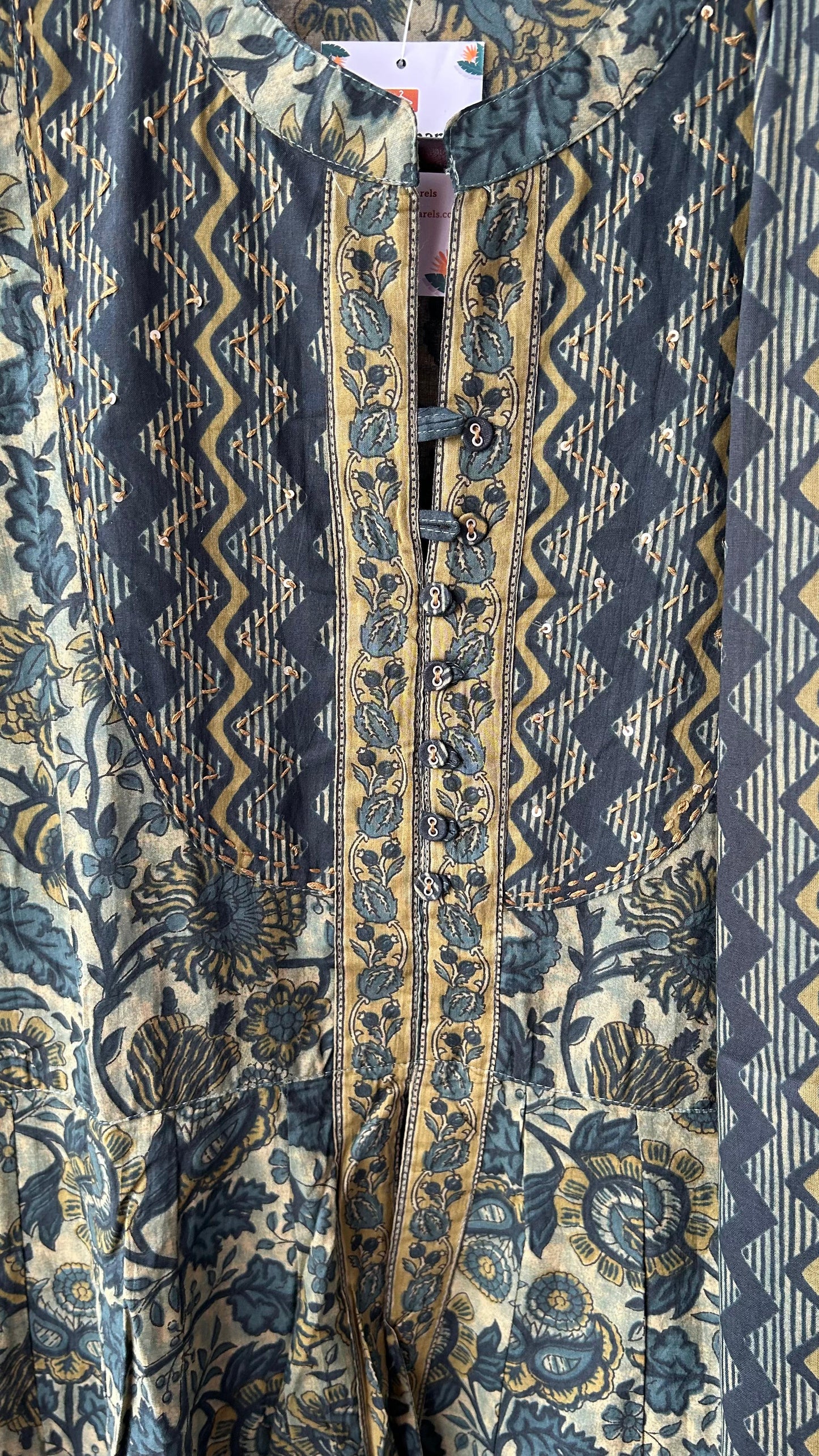 Peacock Anarkali dupatta