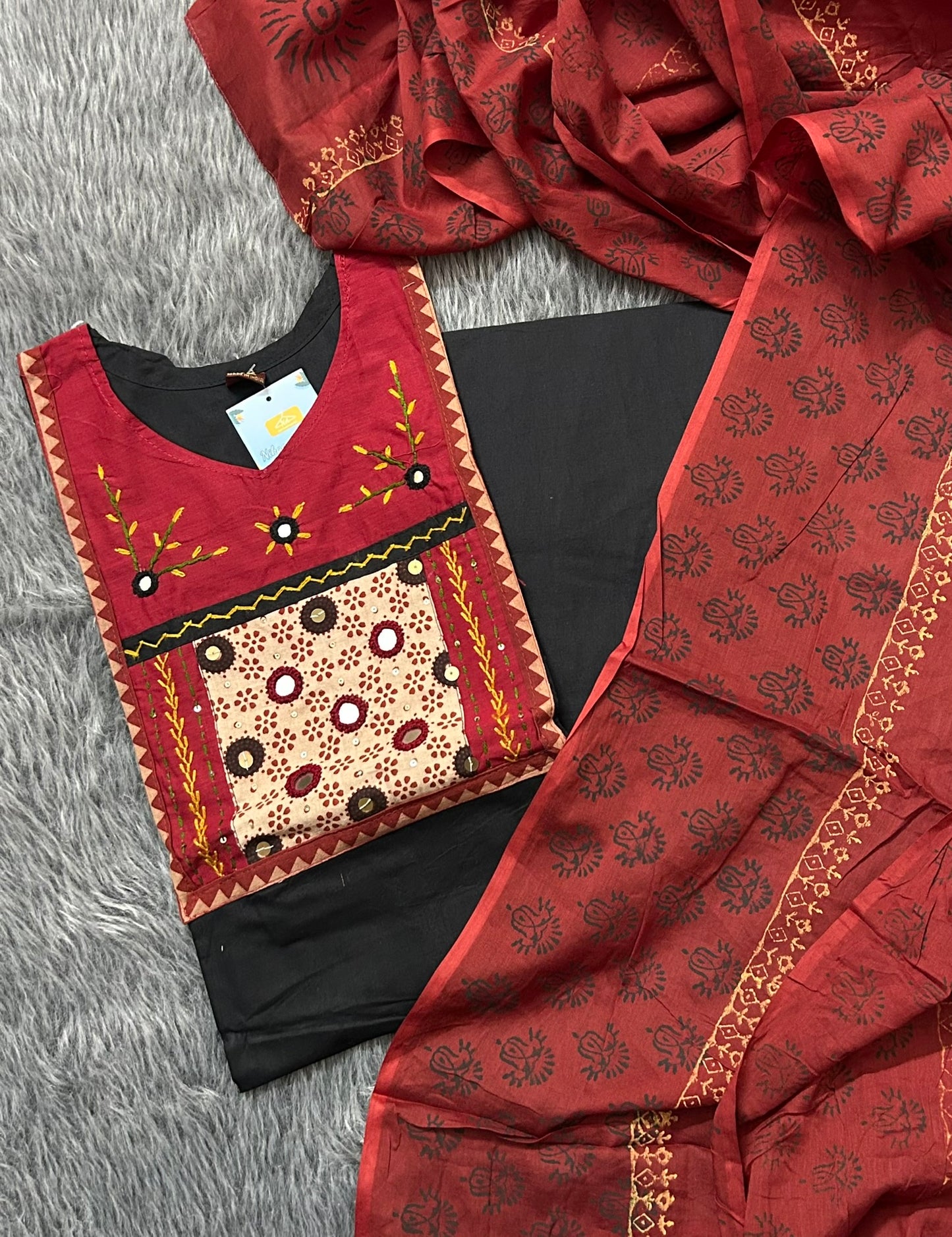 Black Handloom Cotton Salwar