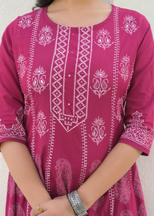 Rani Rose Anarkali Salwar