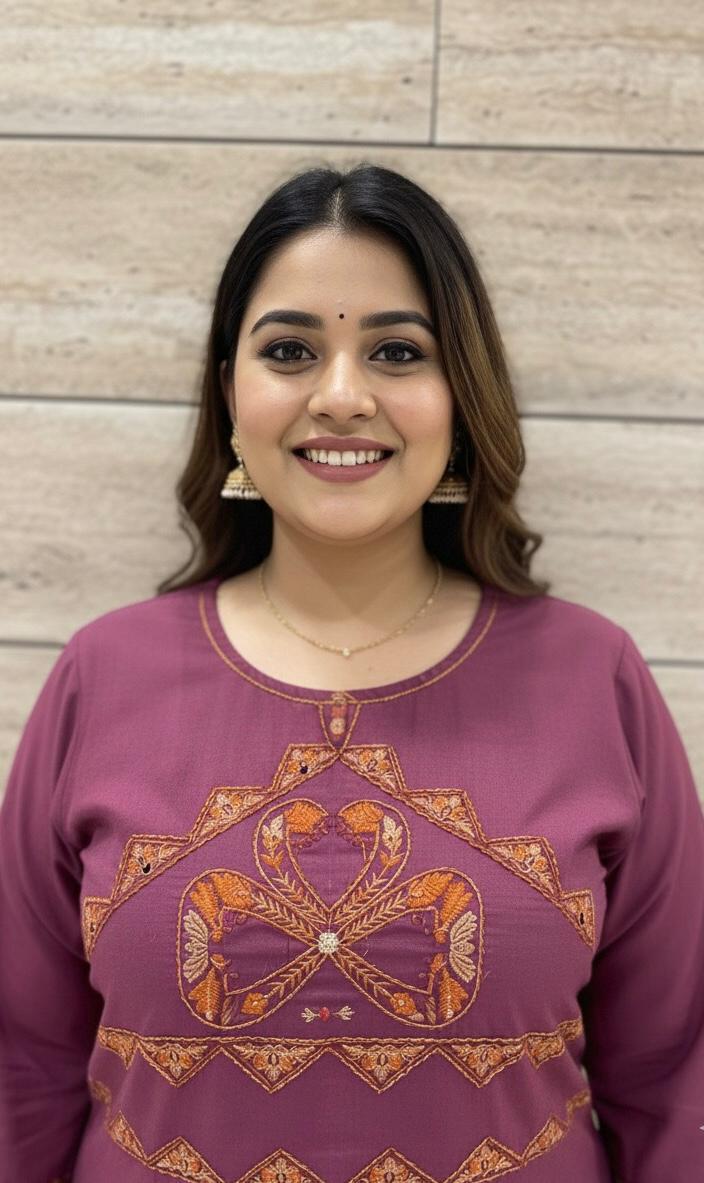 Purple Orange Plus size Salwar