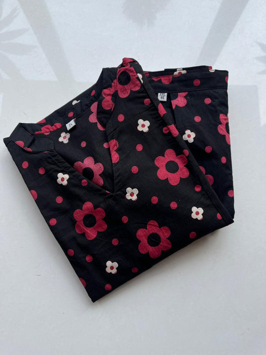 Rose Noir Cotton Coords