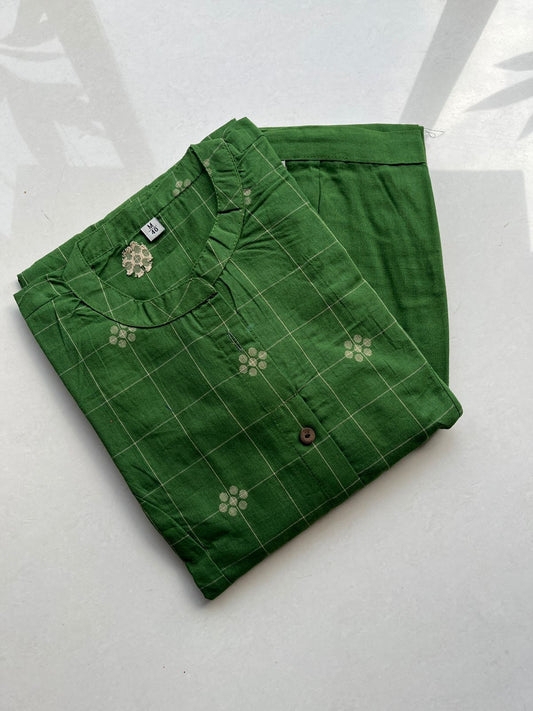 Parrot Green Kurta pant