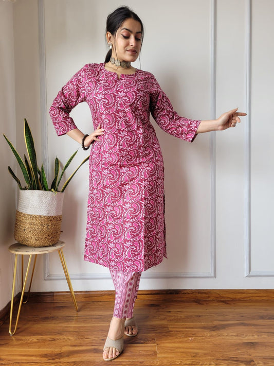 Pink kurta Pant