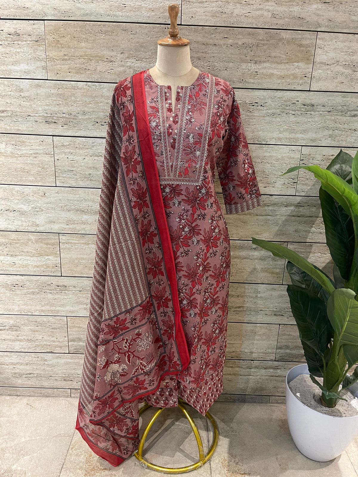 Floral Cherry Salwar