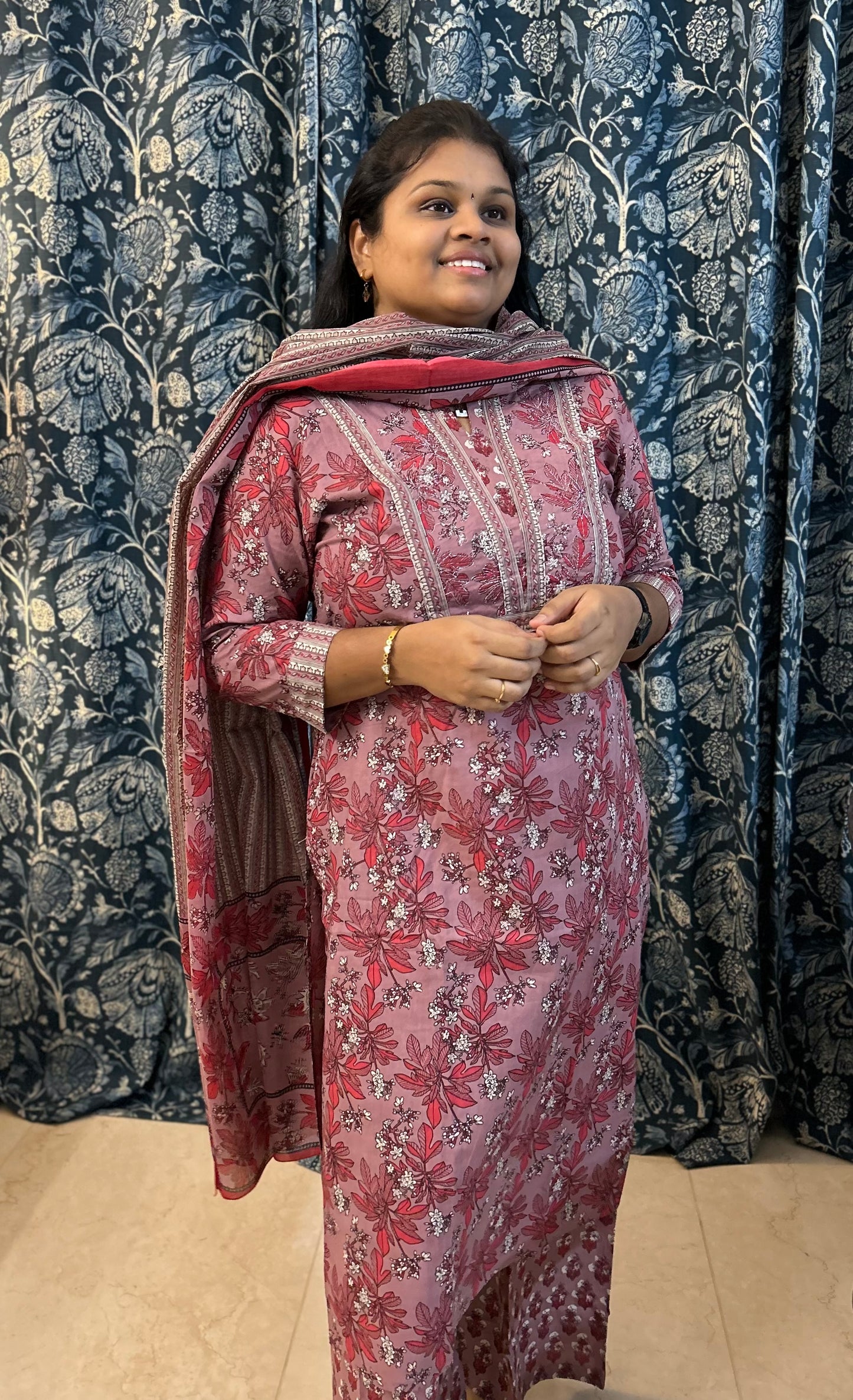 Floral Cherry Salwar