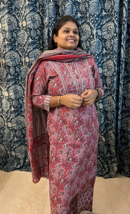 Floral Cherry Salwar