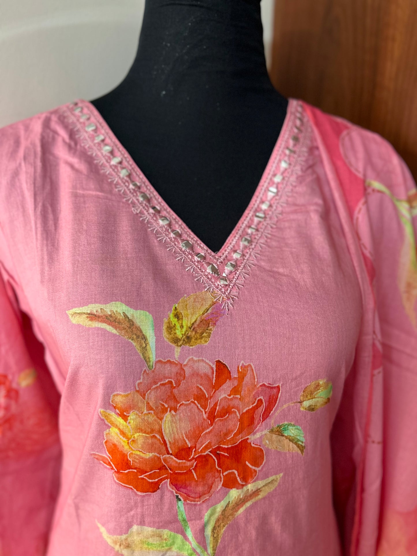 Floral Extravaganza Pink Salwar