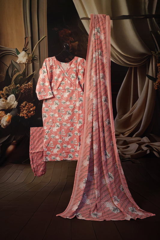 Baby Pink Summer Cotton Salwar