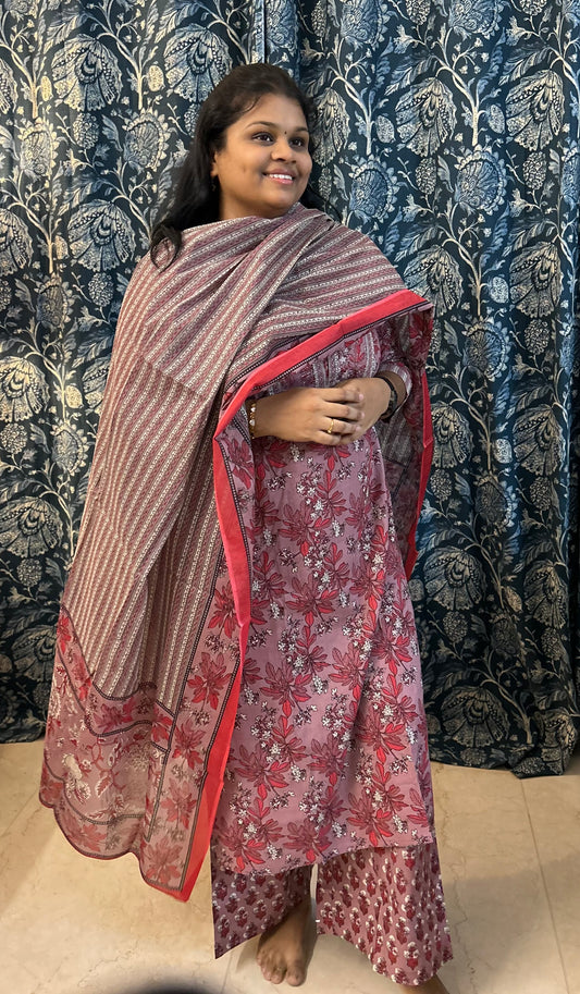 Floral Cherry Salwar