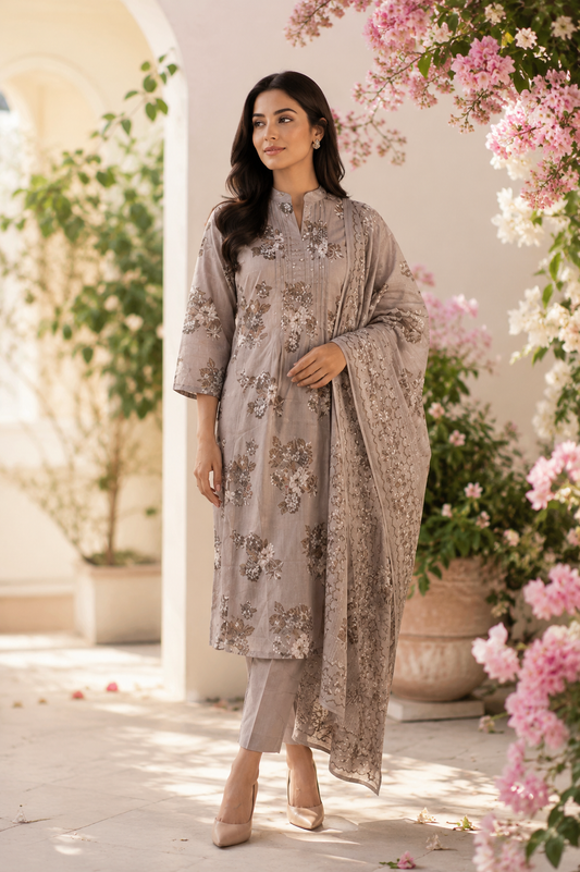 Misty Blossom Cotton Salwar