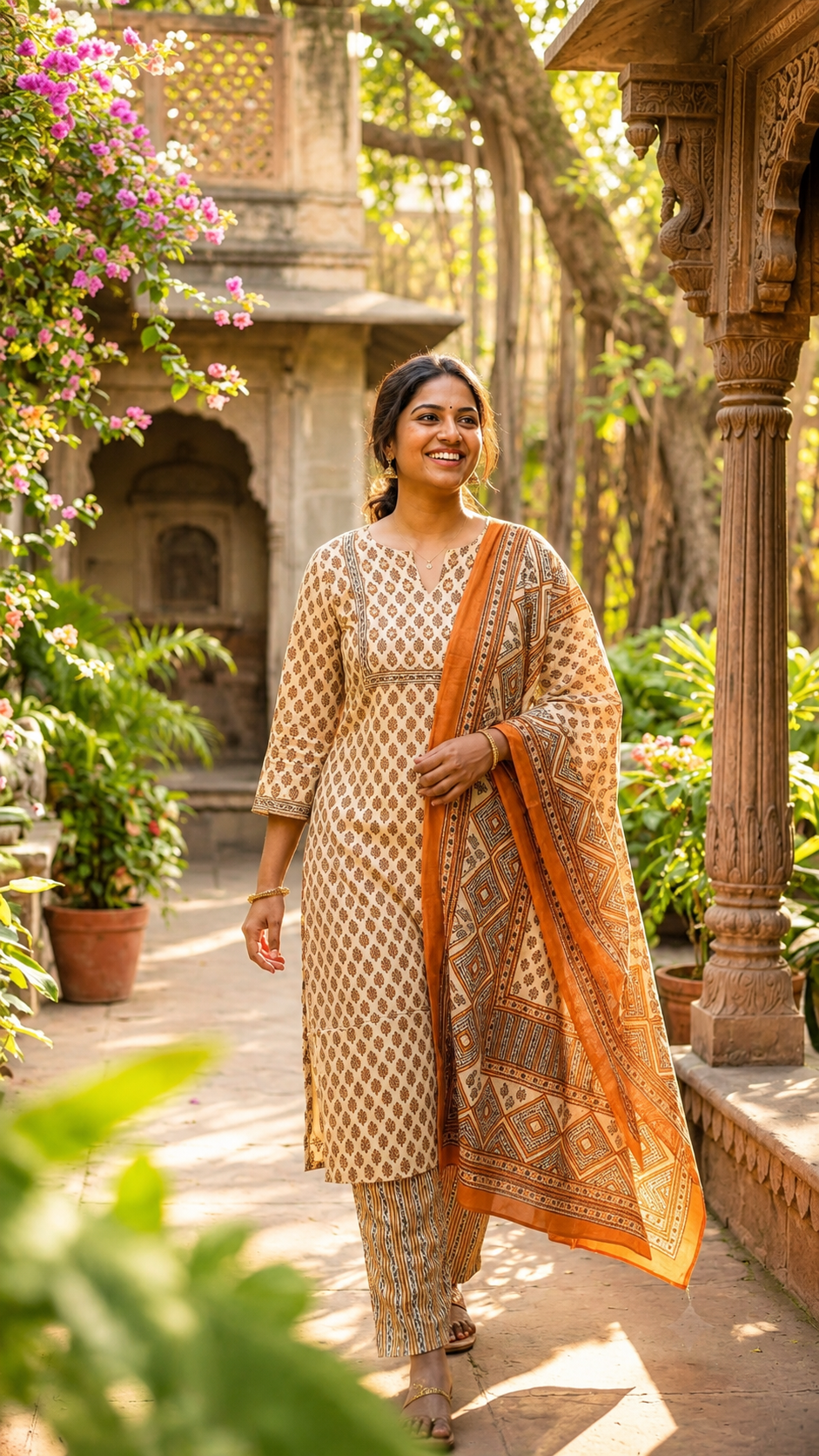 Amber Heritage Lining Cotton Salwar