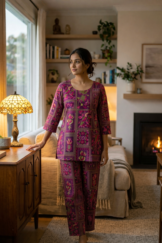 Royal Garden Cotton Pyjama