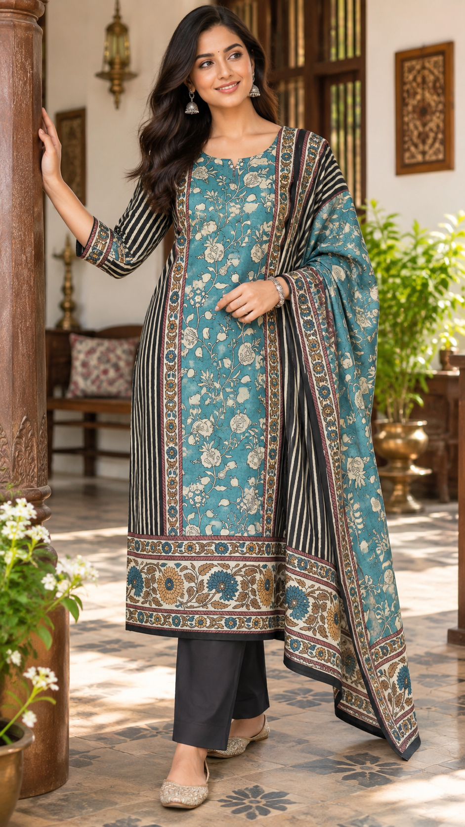 Bloom Printed Cotton Salwar