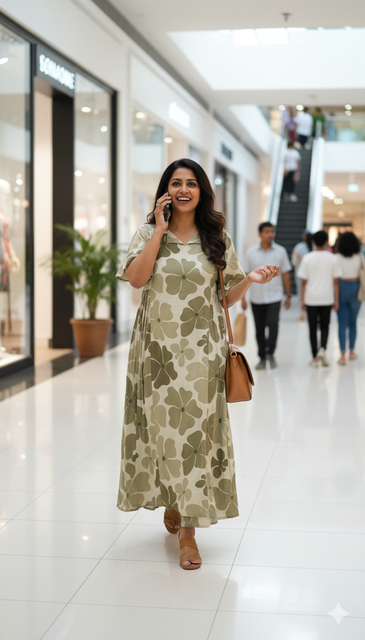 Moss green Maxi