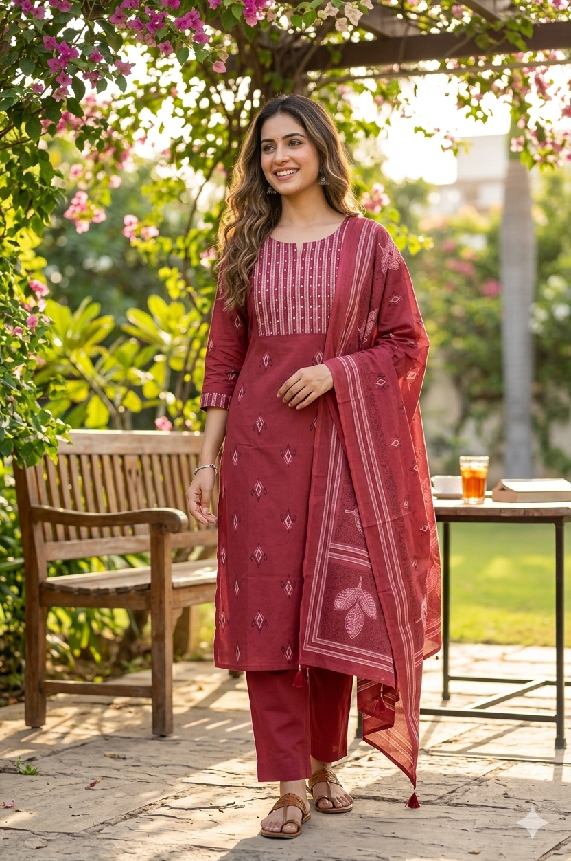 Watermelon Bloom Salwar
