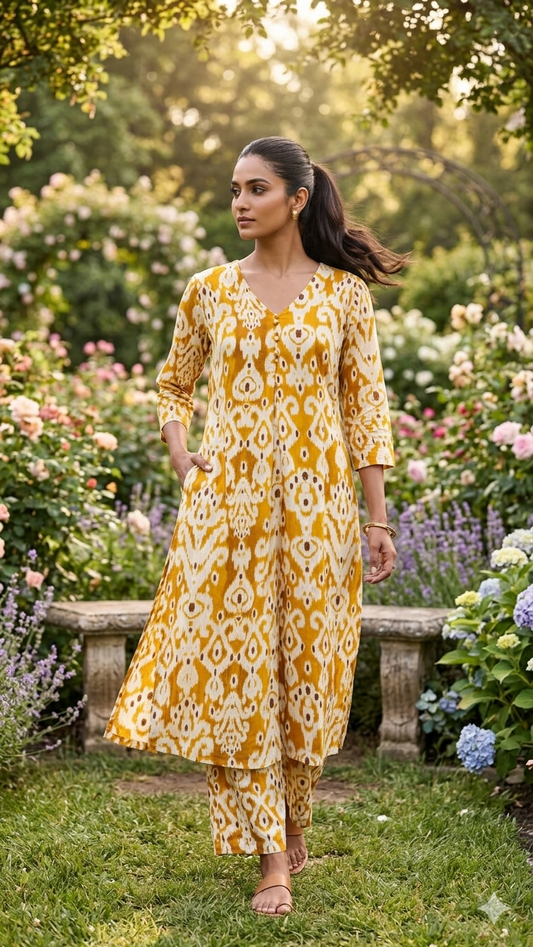 Sunwoven Ikat Cotton Co-ords