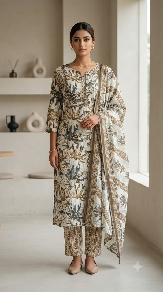 Ivory Meadow Bloom Salwar