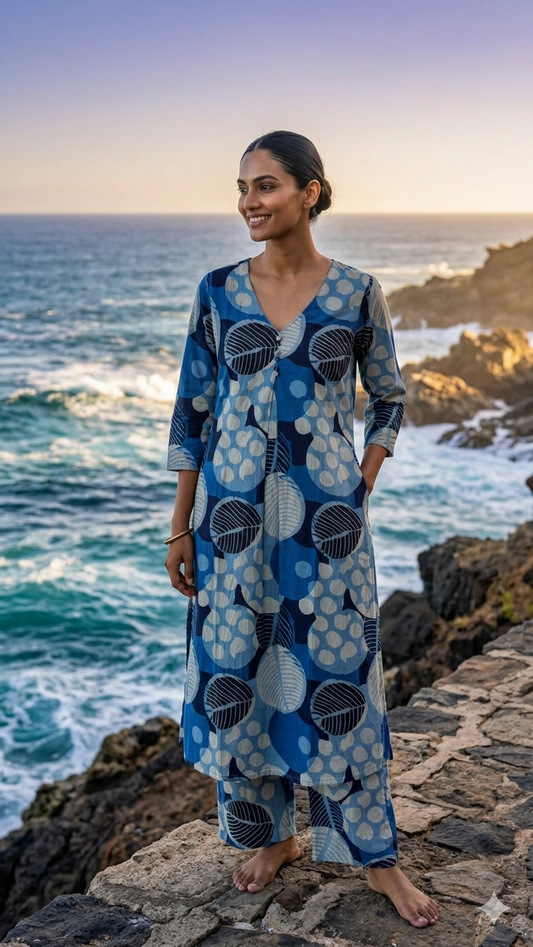 Ocean Tide Cotton Co-ords