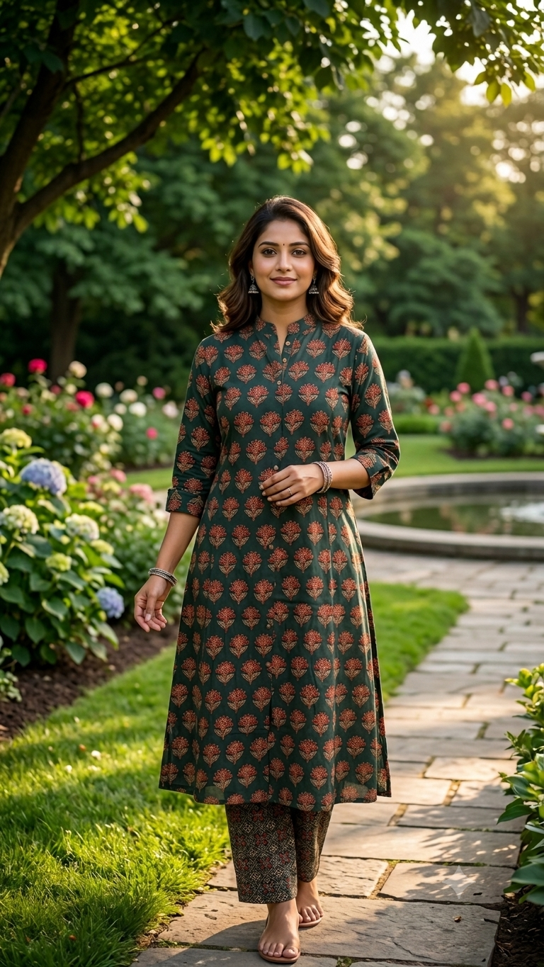 Emerald Heritage Kurta Pant