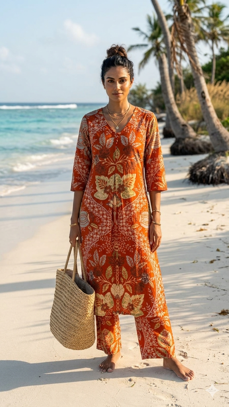 Terracotta Tide Cotton Co-ords