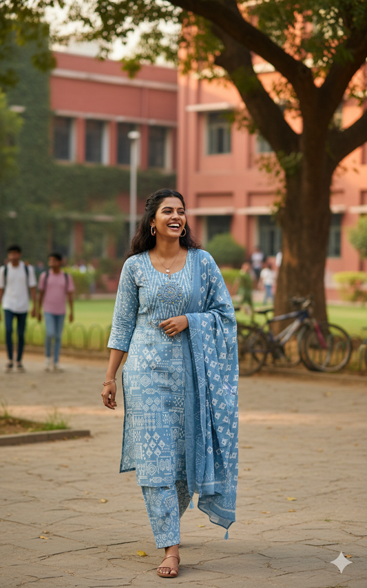 Light Blue Salwar