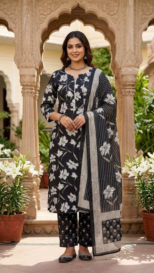 Midnight Bloom Salwar