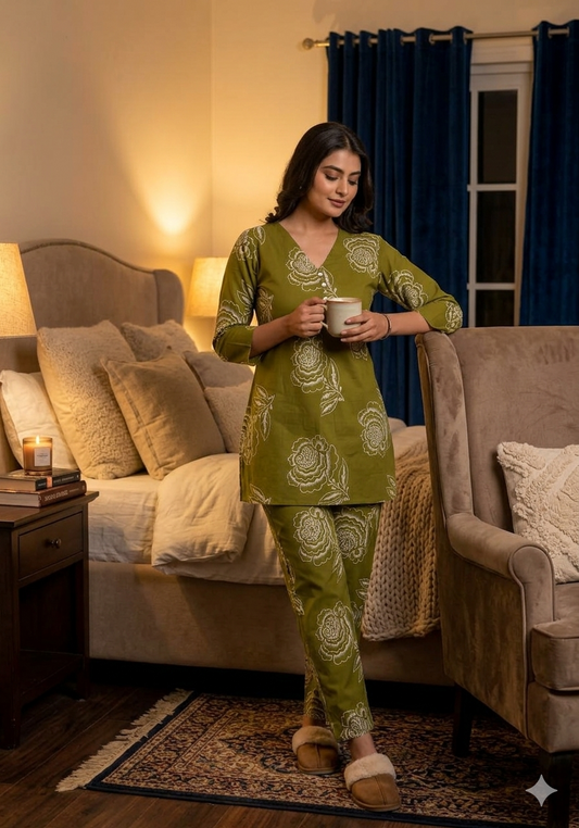 Olive Garden Cotton Pyjama