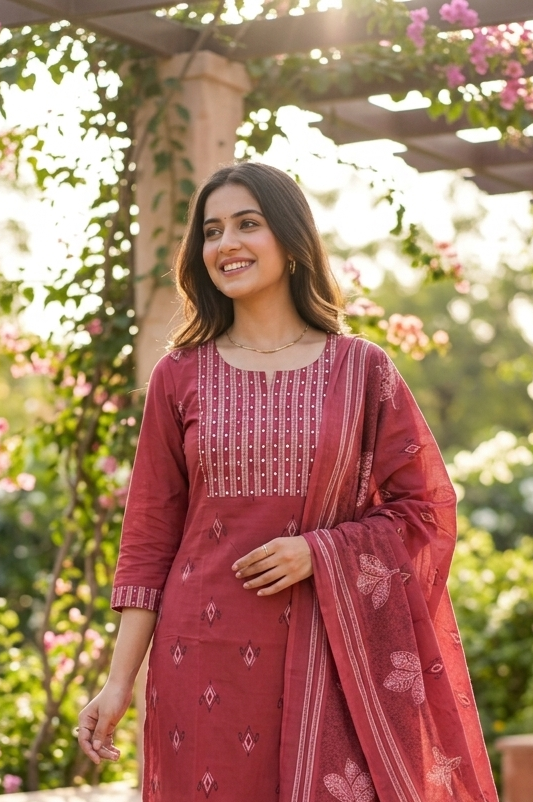 Watermelon Bloom Salwar