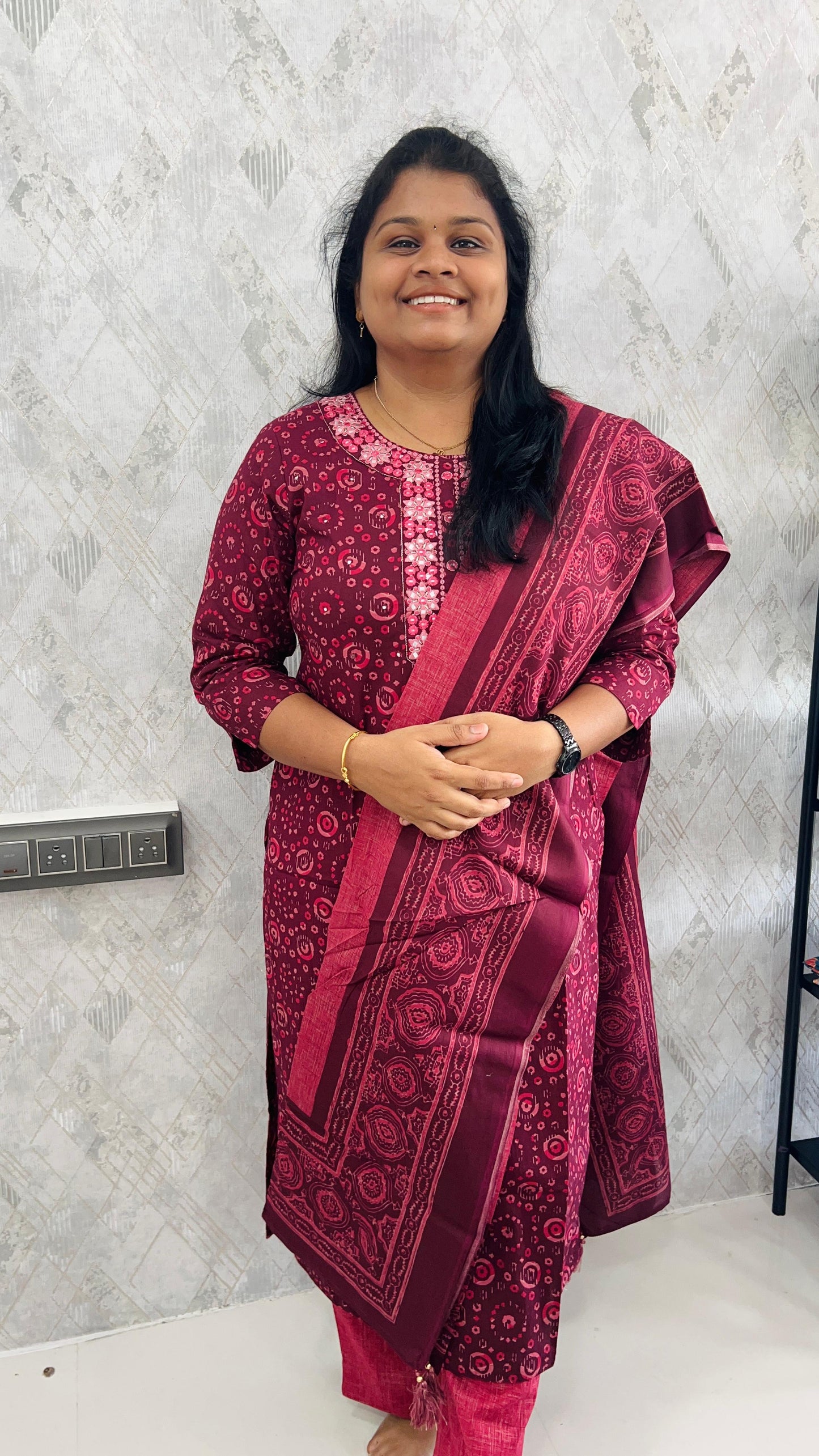 Cherry Pink Salwar