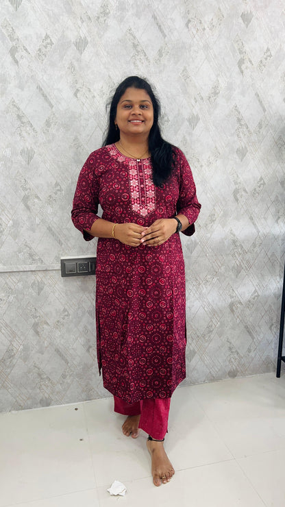 Cherry Pink Salwar