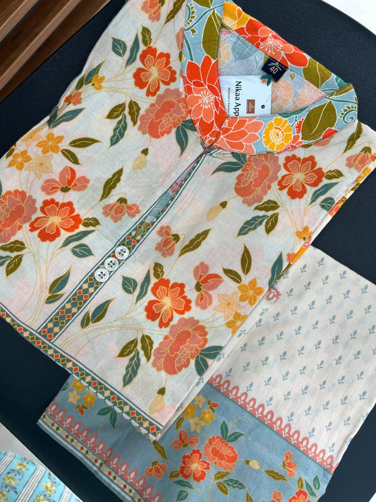 Beige Floral Coords