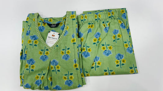 Lite Green Floral Coords