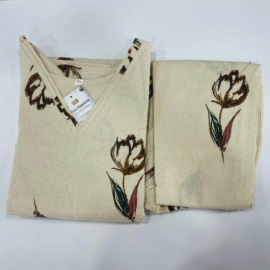 Beige Cotton Flex Coords