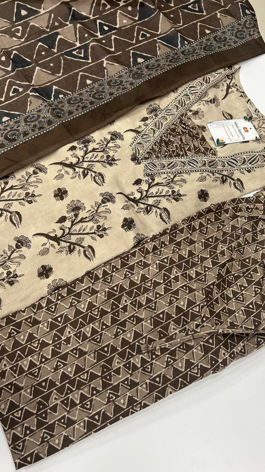 Lite Brown Cotton Salwar