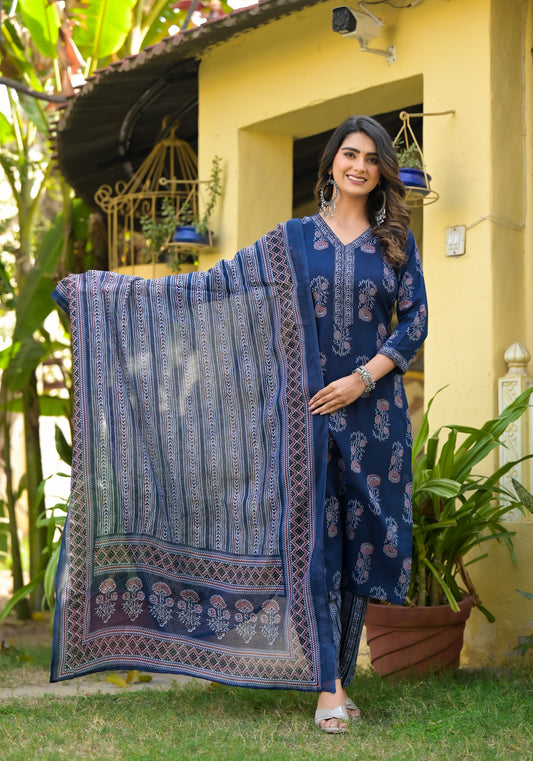 Navy Blue Salwar