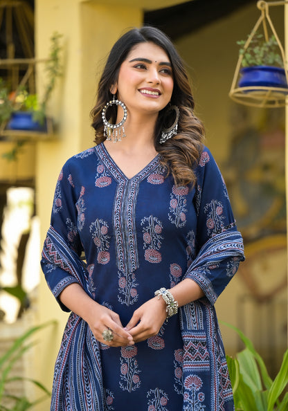 Navy Blue Salwar