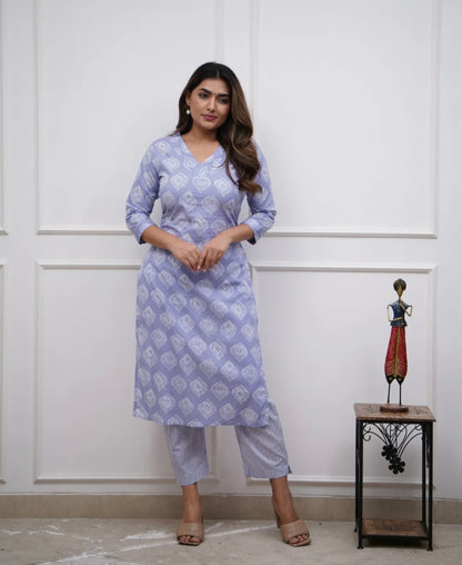 Happy Indigo Kurta pant