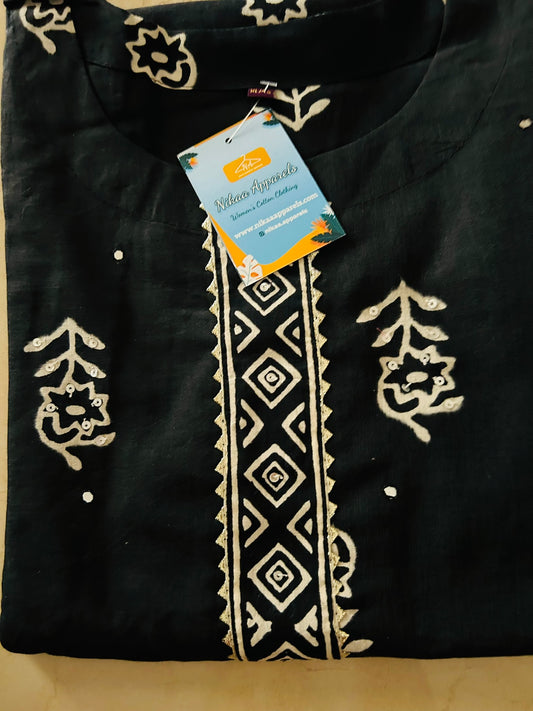 Black Mul  Cotton Salwar