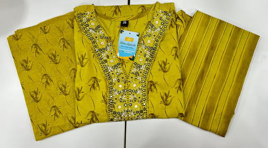 Lemon Yellow Salwar