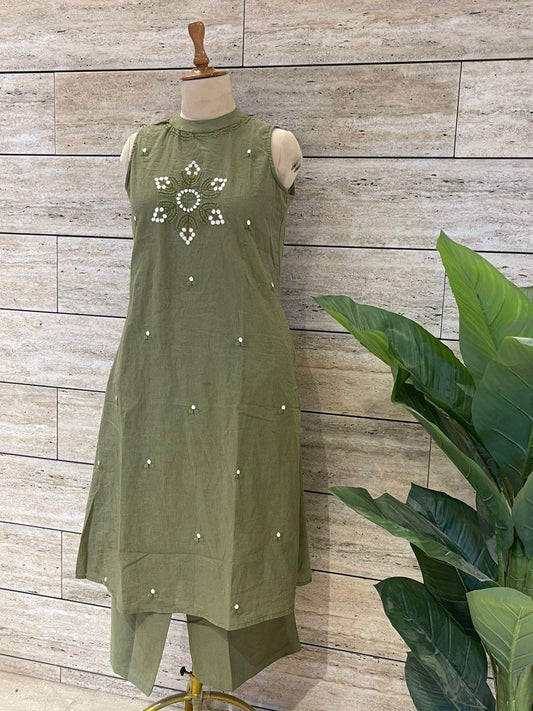 Lite Green Sleeveless coords